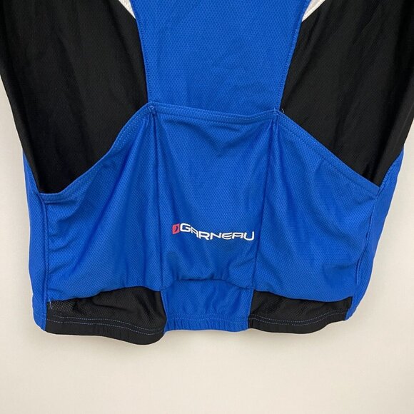 Louis Garneau LG Transit Mens Colorblock Cycling Jersey Size M Blue Short Sleeve - Picture 5 of 8